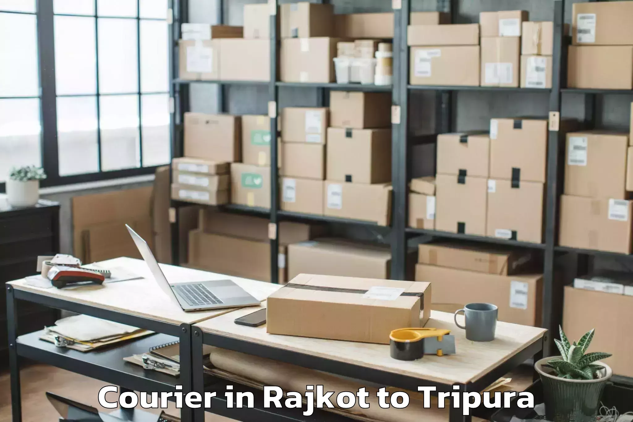 Easy Rajkot to Ompi Courier Booking